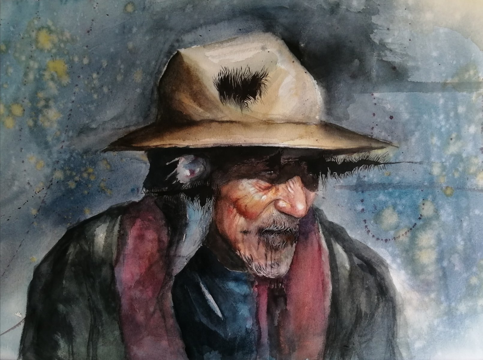 DYSW Unique Style Award 2022/Nominee: Abdel Pomacusi - Bolivia - DoYouSpeakWatercolor Award 2022