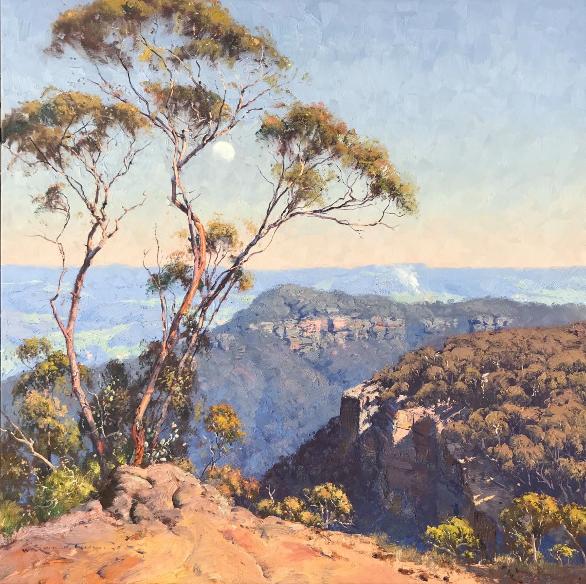 Waning Moon, Mount Victoria - Warwick Fuller