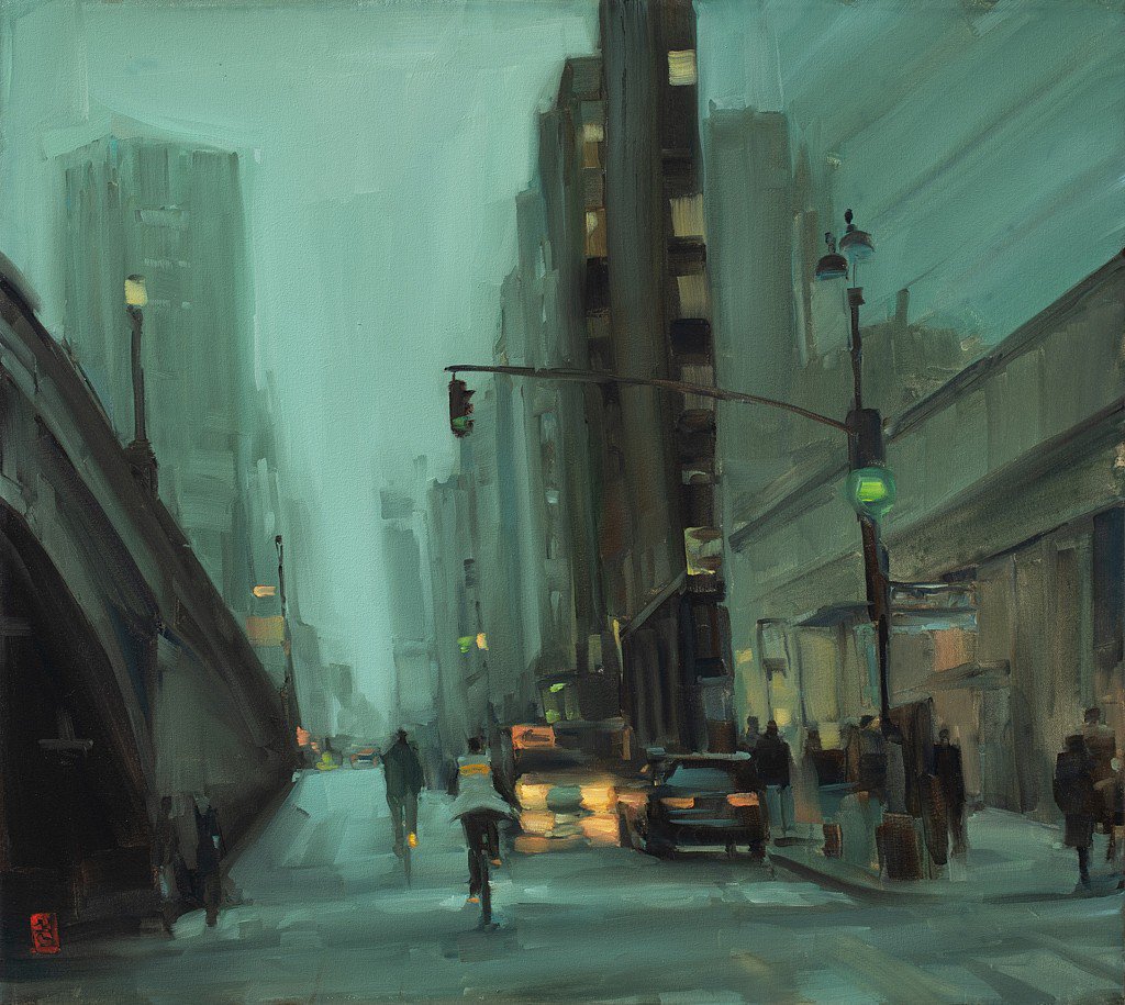 City at dusk - Sasha Hartslief