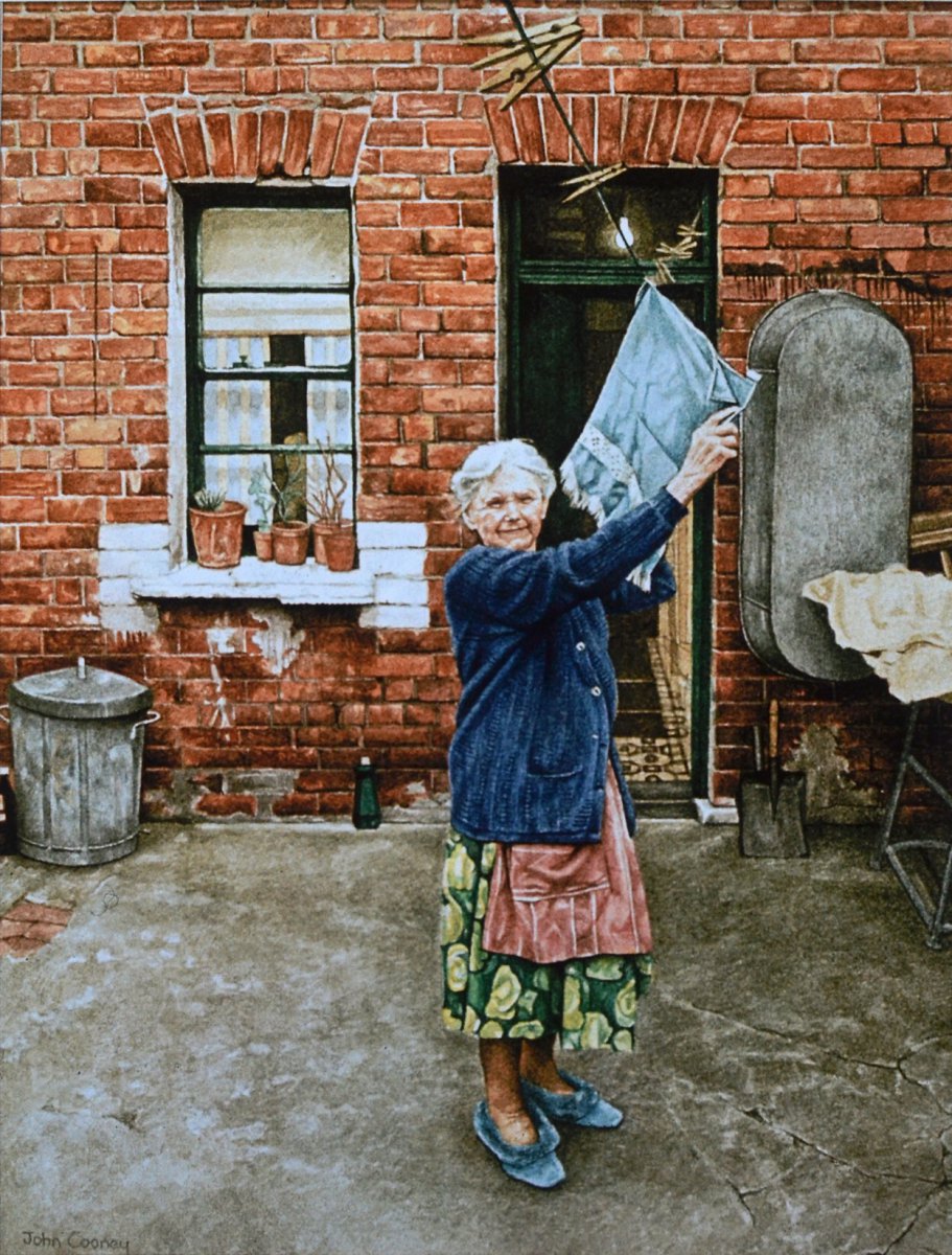 Hanging washing - John Cooney