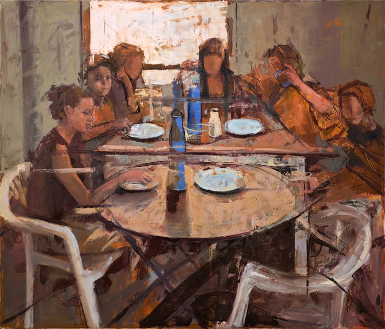 Children around the Table - Anne-Françoise Ben-Or