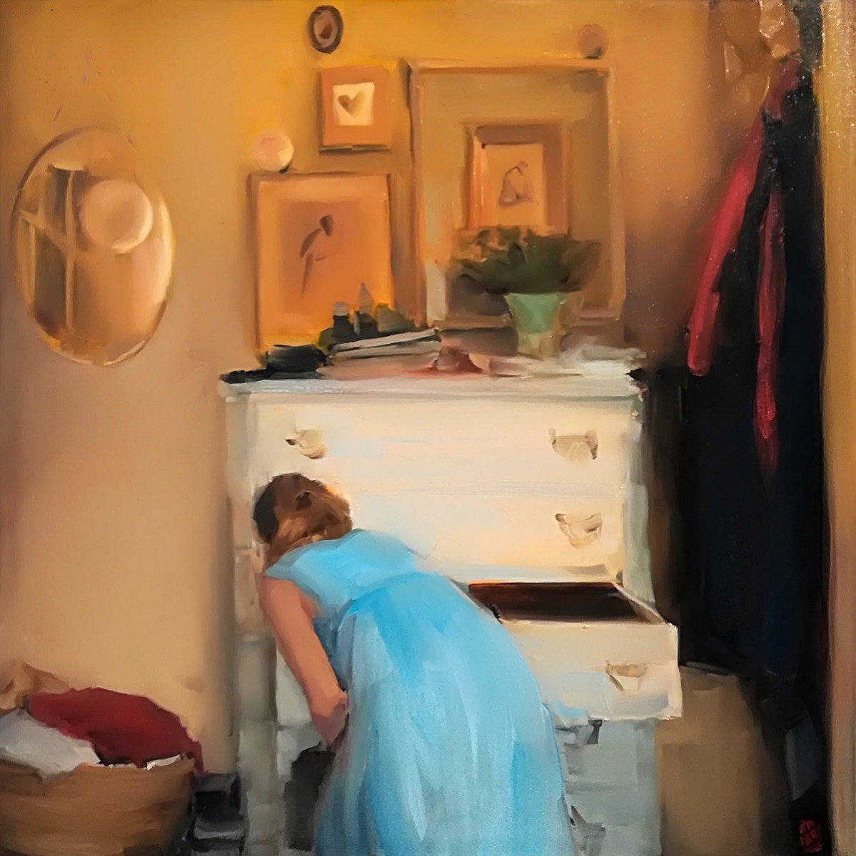 The blue Dress - Sasha Hartslief