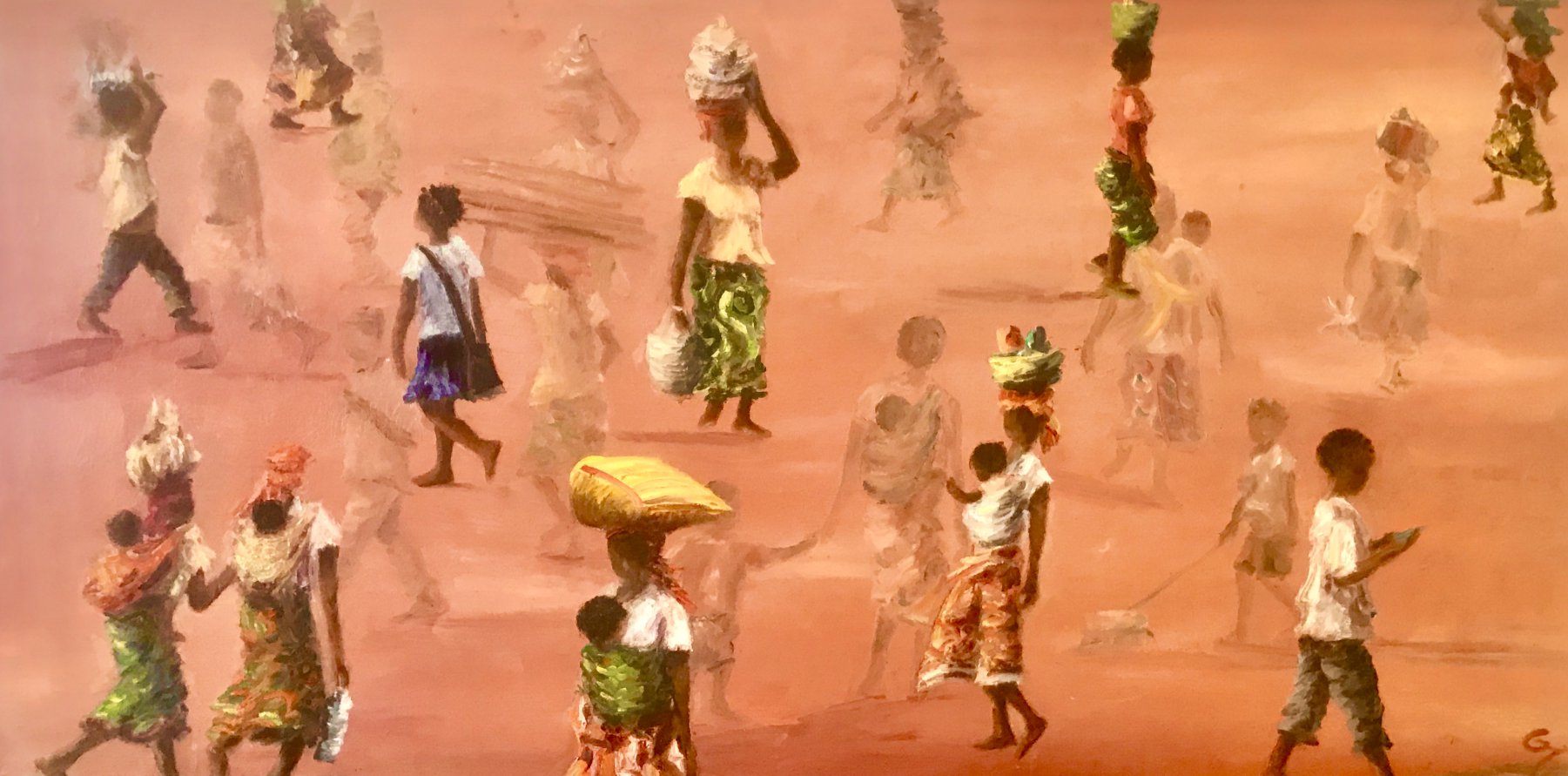 WALKING , walking .... and walking - Laurence Blanchard