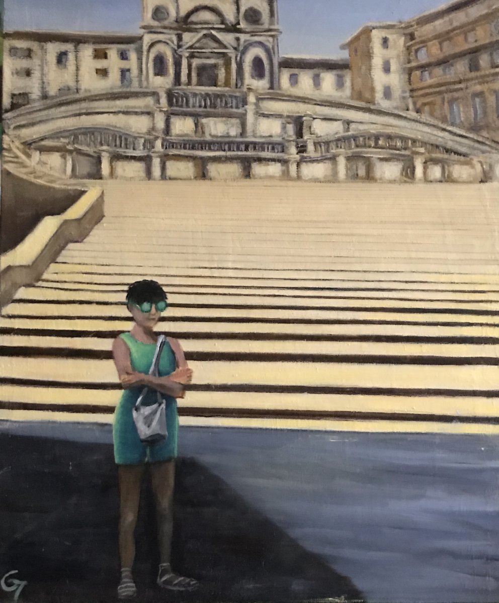 Waiting – Piazza di Spagnia - Roma - Italia - Laurence Blanchard