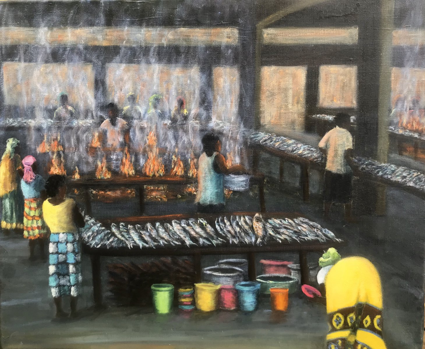 At the fish market - Dar el Salam - Tanzania - Laurence Blanchard