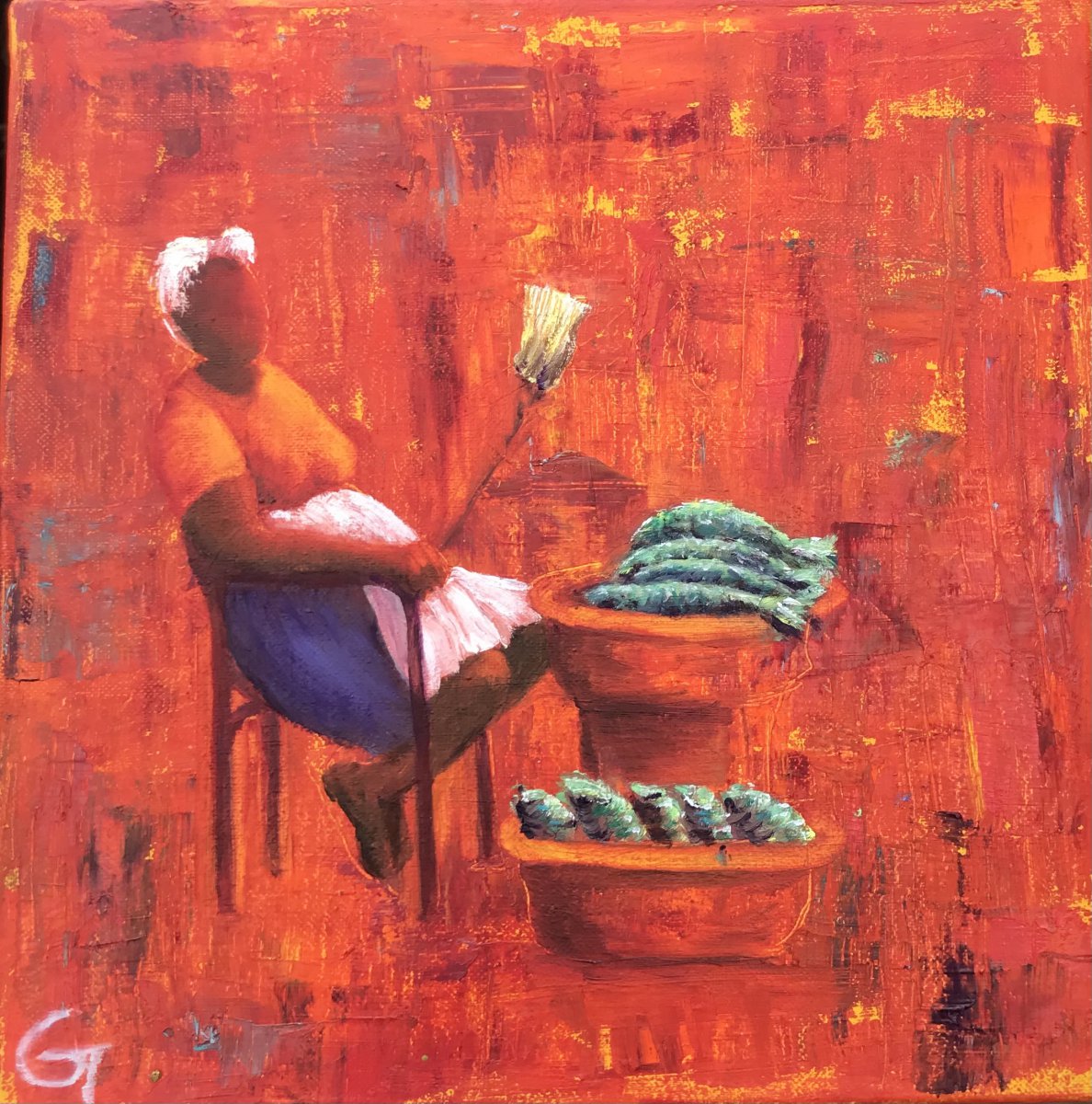 Buy my beautifull fishes - Cartagena - Colombia - Laurence Blanchard