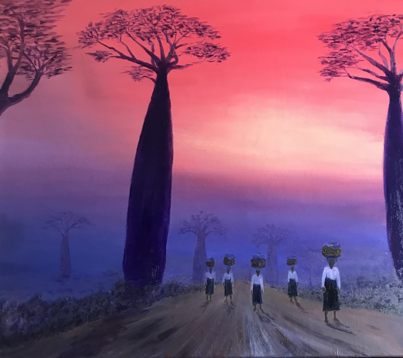 Coming back home - Alley of baobabs - Madagascar
 - Laurence Blanchard
