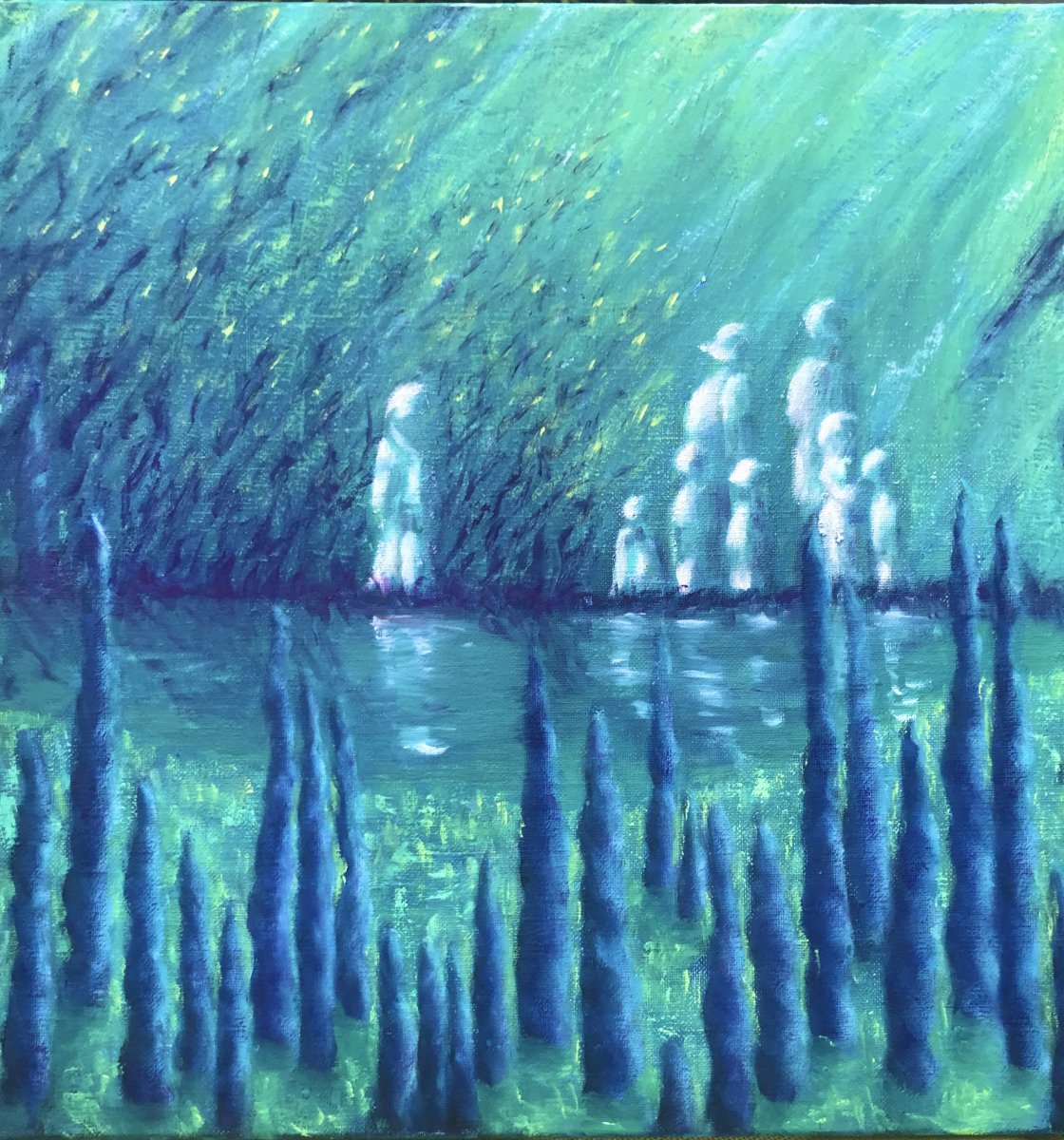 Laurence Blanchard - Promenade along the lake Zorglub - Planet Zyrkwx