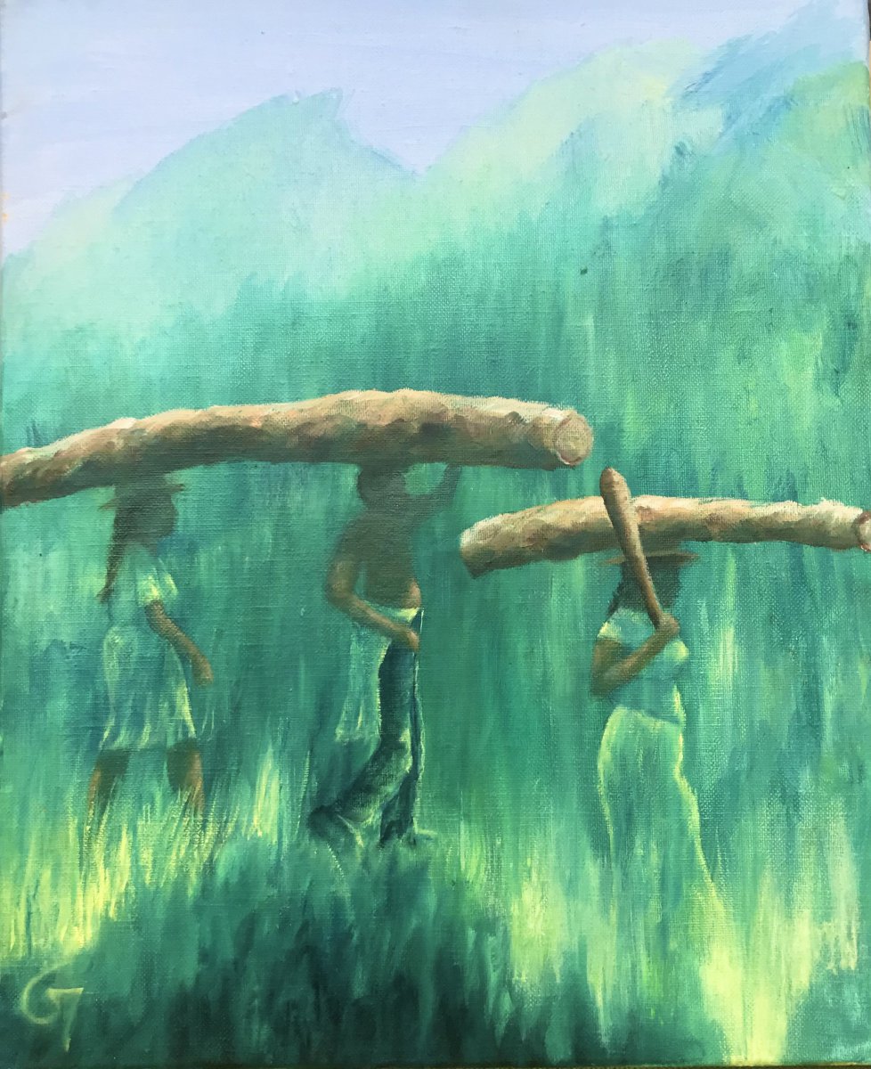 Logs journey in the Andes - Colombia - Laurence Blanchard