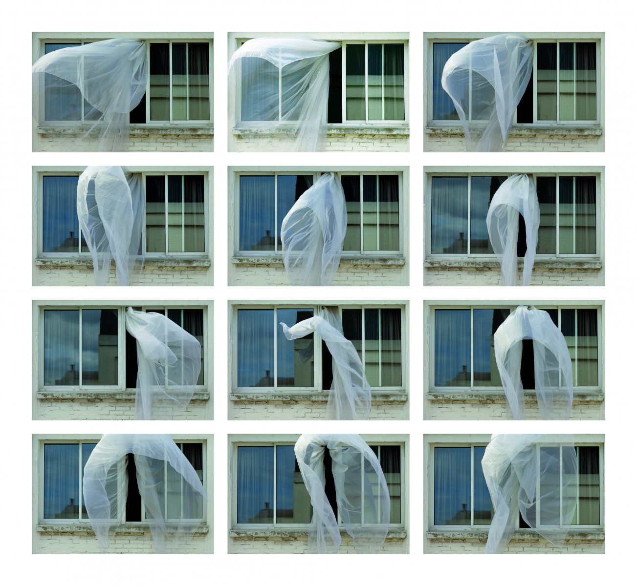 Veil in the wind - Voiles aux vent 
compositions 12 photos - Niloufar BANISADR