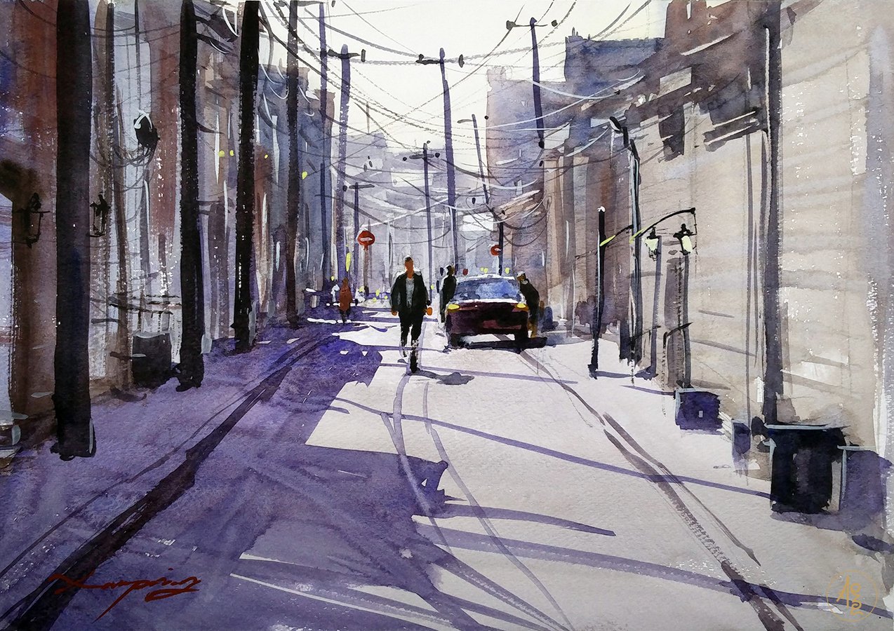 Sunshine diagonal - Zhang Xueping