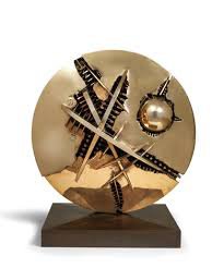 Disco in forma di rosa del deserto - Arnaldo Pomodoro
