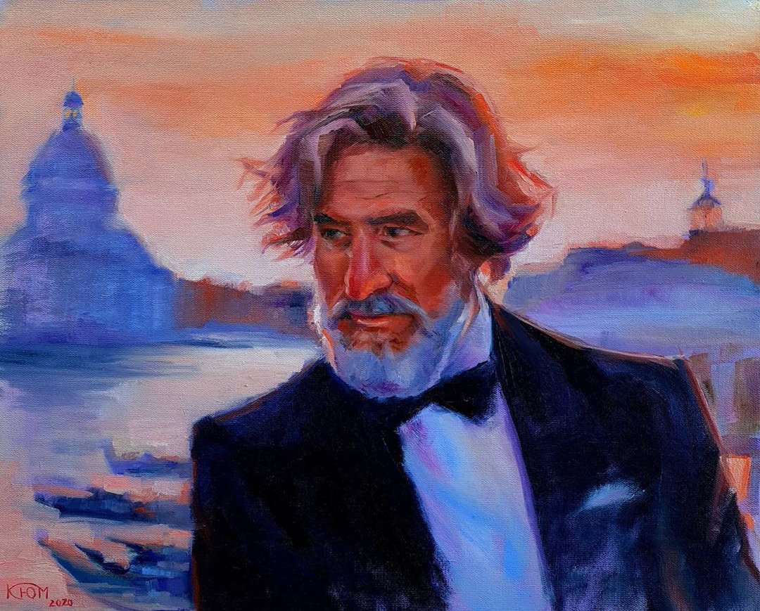 Portrait of Franco Mazzetti - Yulia Krinitchina