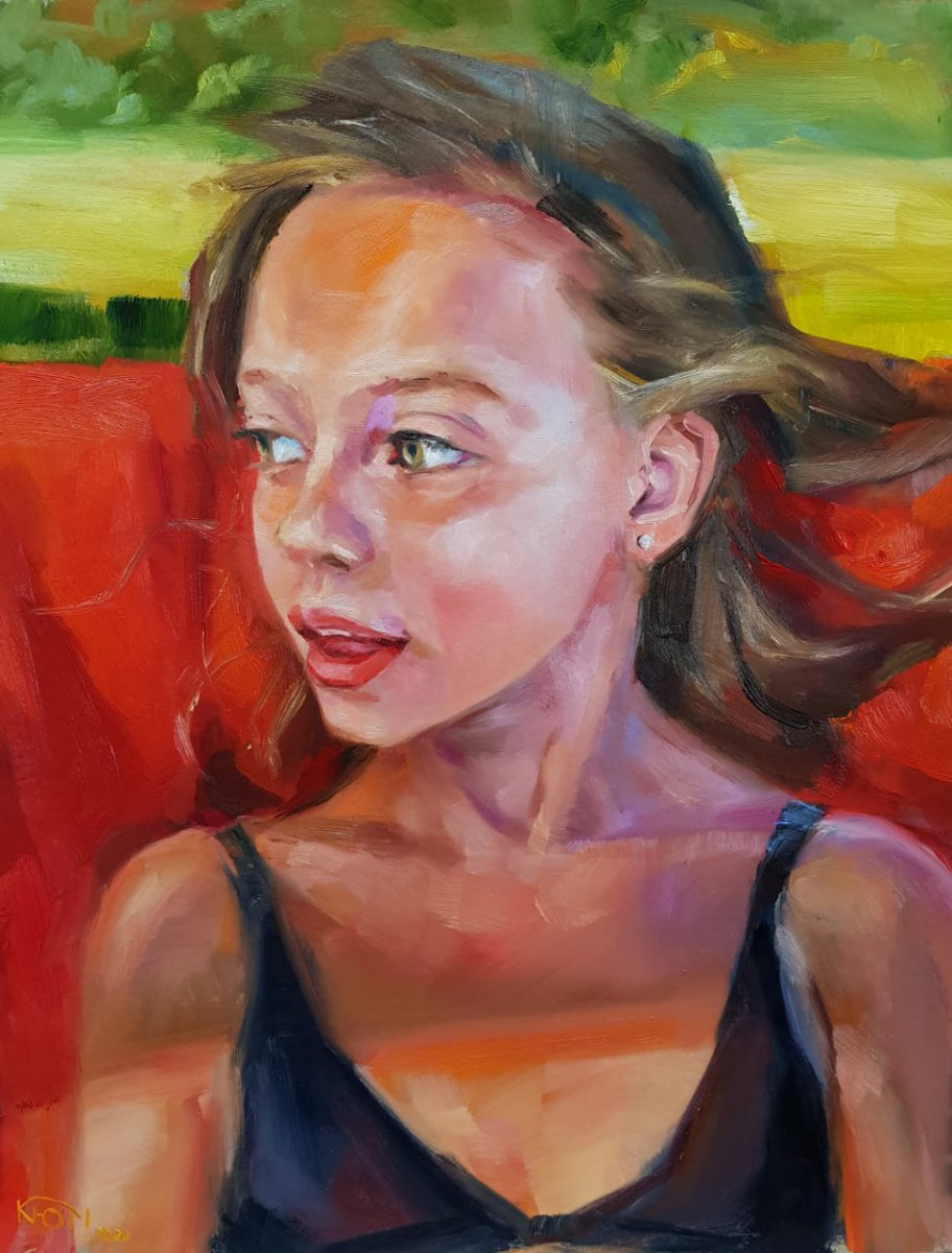 Portrait of Anna Pavaga - Yulia Krinitchina