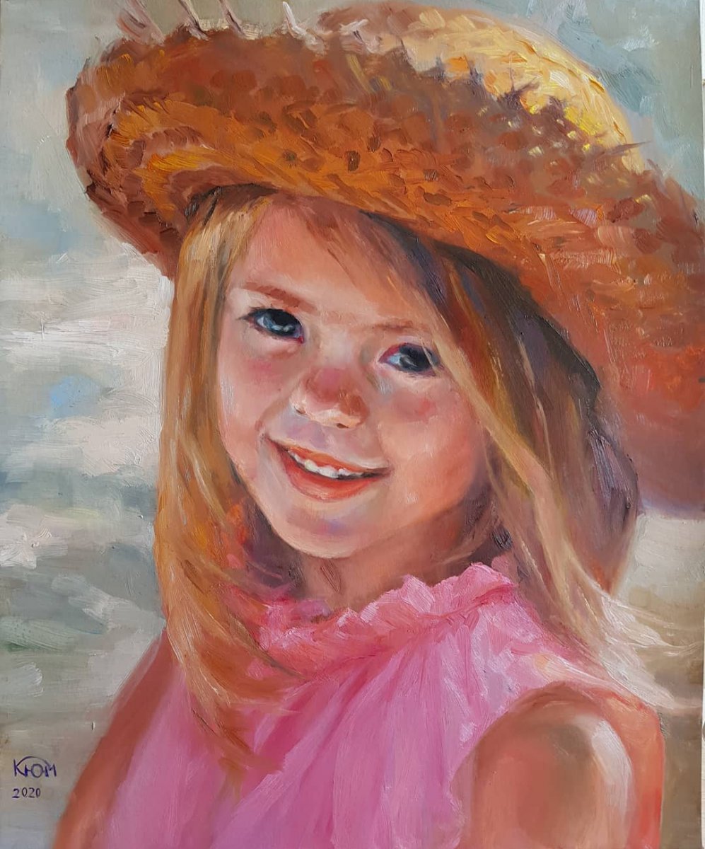 Portrait, Sasha on the sea - Yulia Krinitchina
