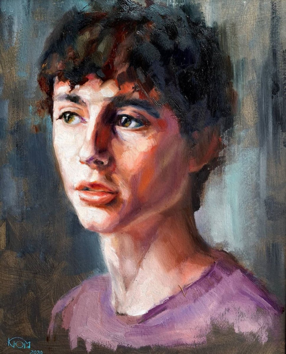 Portrait of a young man - Yulia Krinitchina