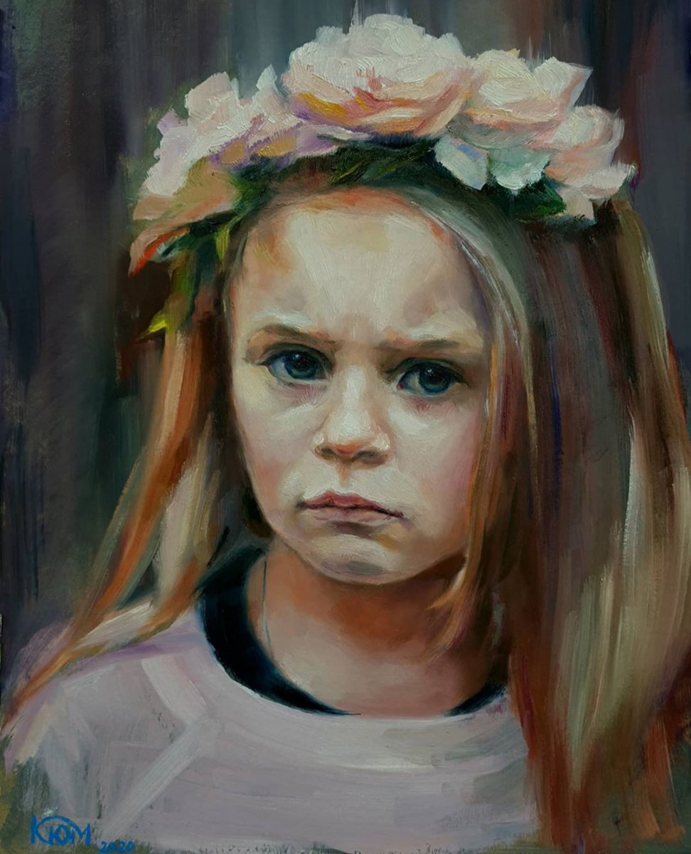 Portreit of a serious Princess - Yulia Krinitchina