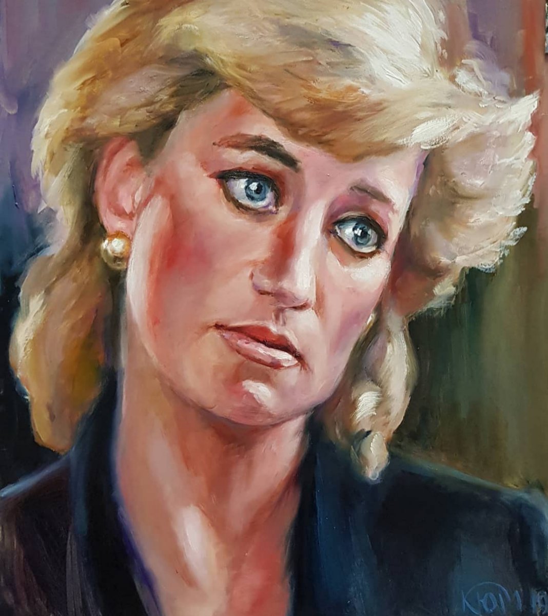 Portrait of Lady Di. The last interview. - Yulia Krinitchina