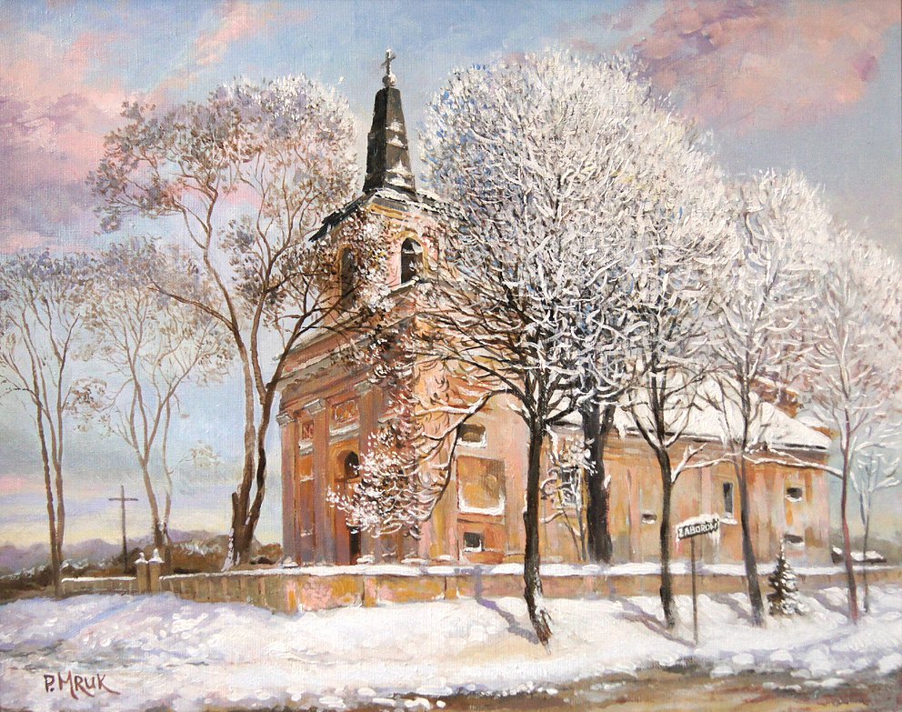 Church in Zaborów - Piotr Mruk Łysienko