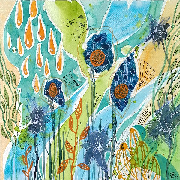 Blauer Tau - Sibylle Aschoff