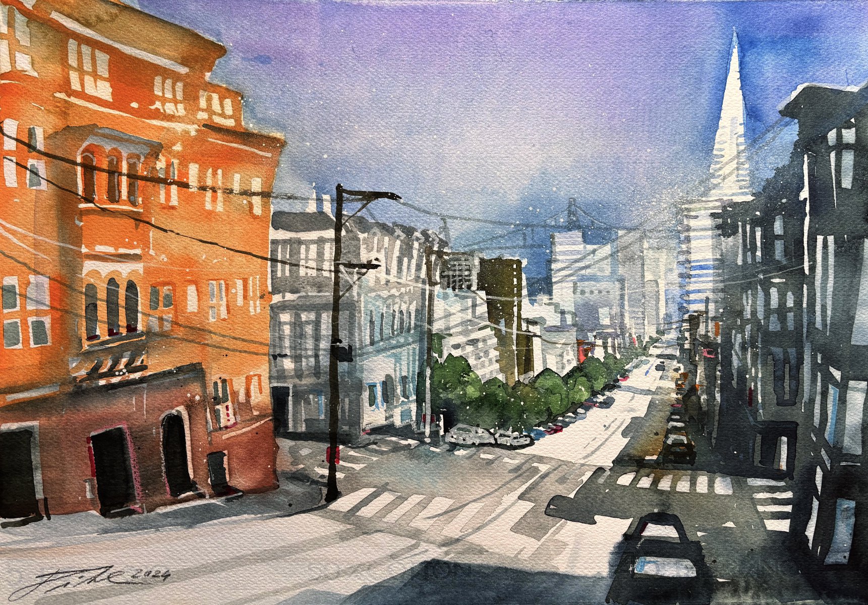 San Francisco, Washington Street - Johann Pickl