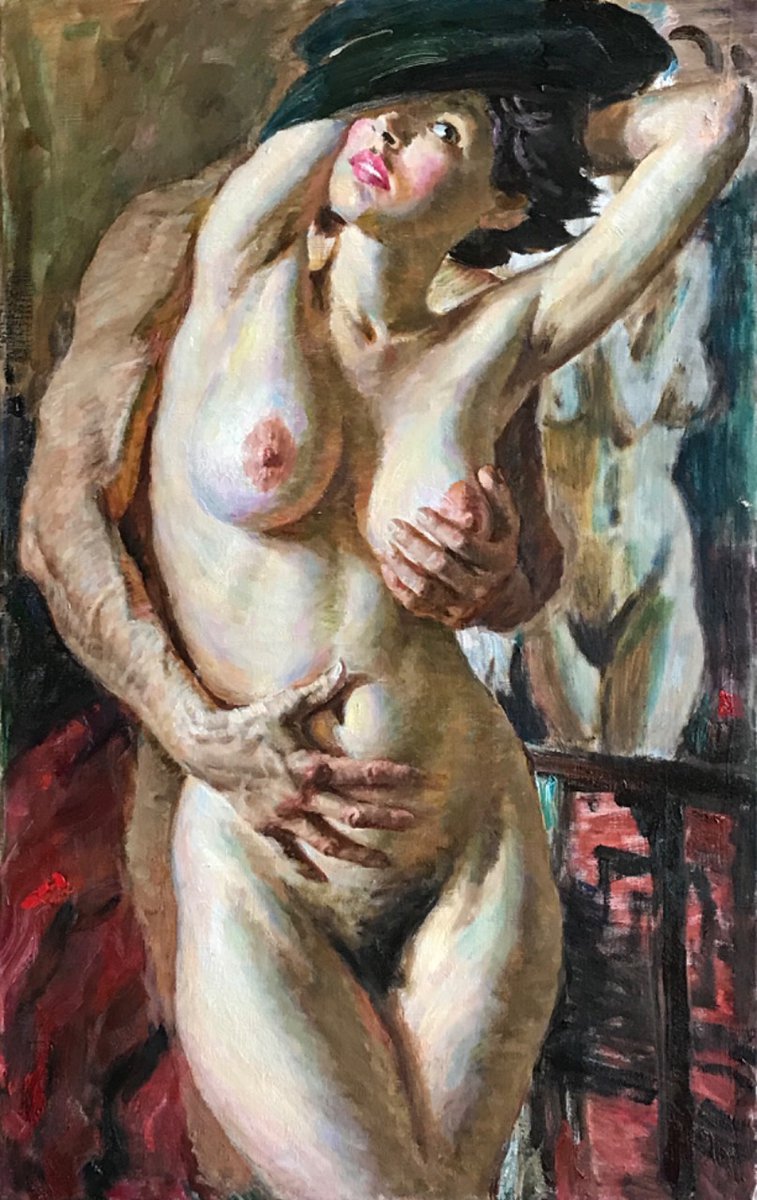Unfinished Portrait - Viktor Alexandrovich Lyapkalo