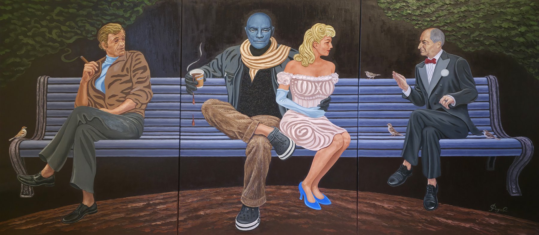 The Bench: A Meeting in Paradise - Serhii Fadieiev
