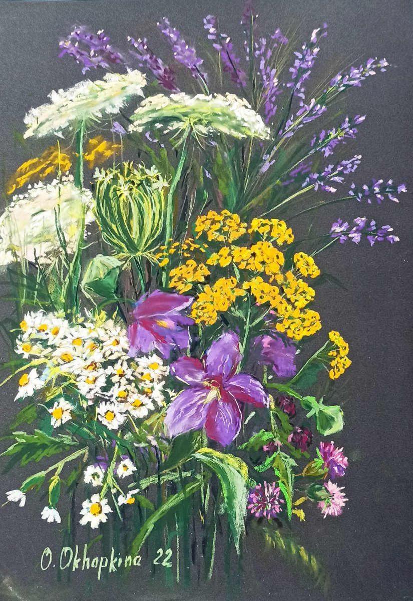 Field flowers - Oksana Okhapkina