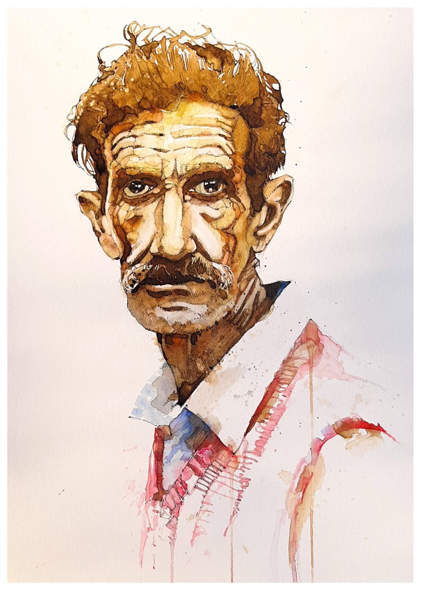 Grotesque Portrait - Alberto Mancini