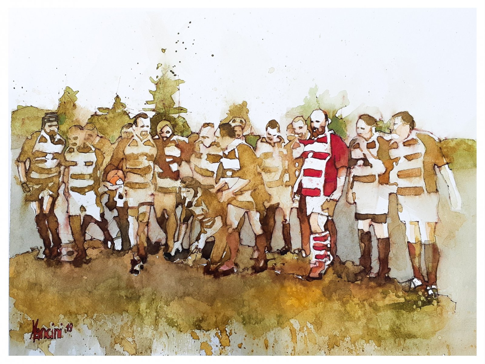 Rugby Team - Alberto Mancini