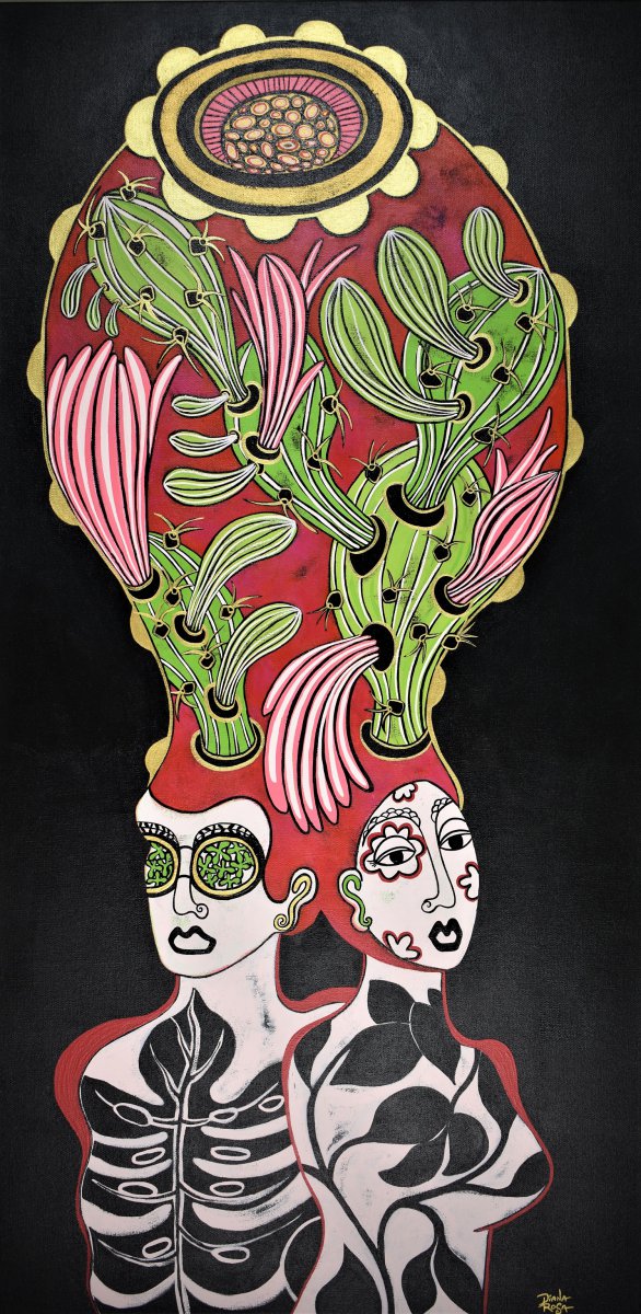 Sharing the bloom - Diana Rosa