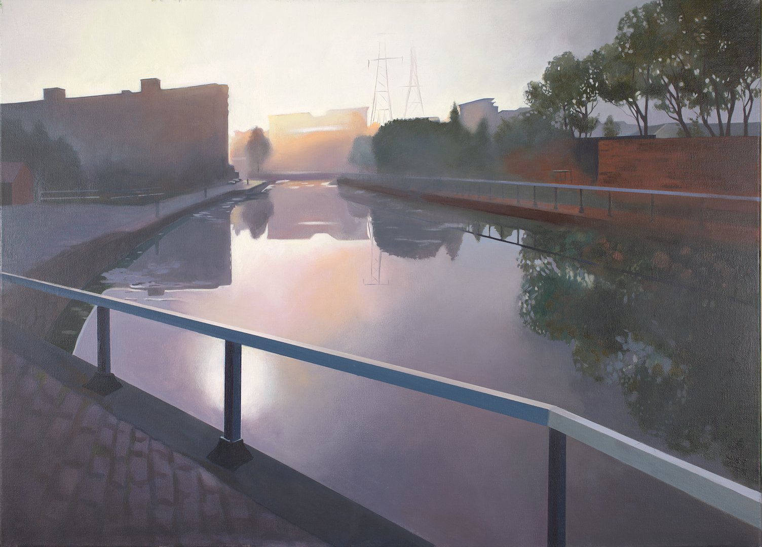 Misty Morning at the Whisky Bond - Lesley Banks