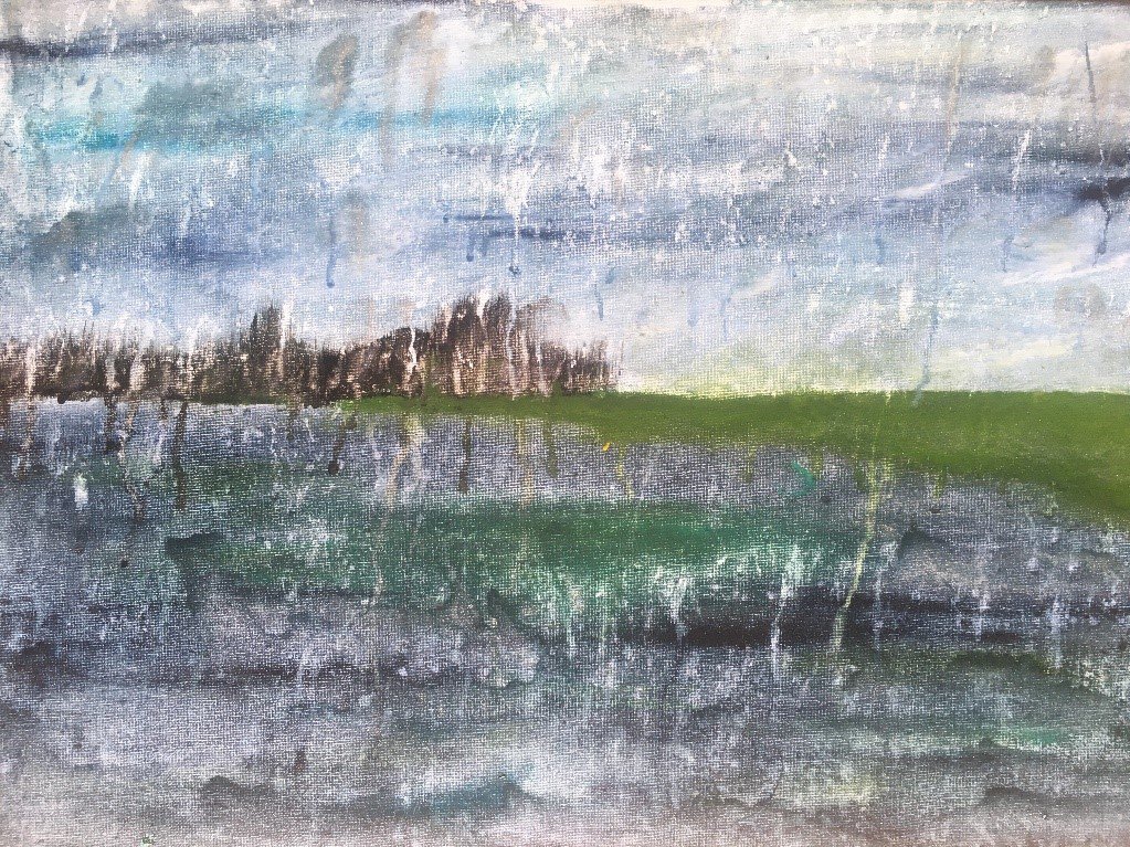Regen am Rhein - Annika Döring FRSA
