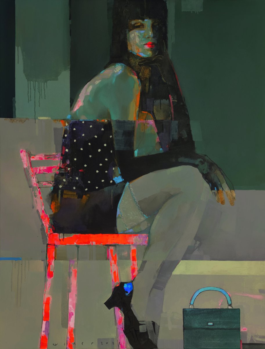 She and the red chair - Victor Sheleg 