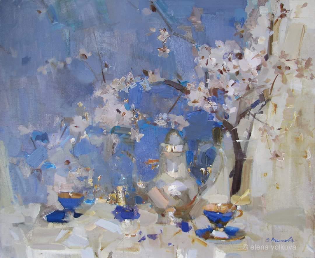 Dusk outside the window - Elena Volkova Елена Волкова