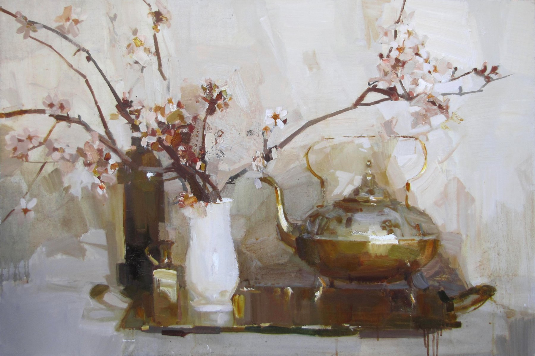 Almond branches - Elena Volkova Елена Волкова