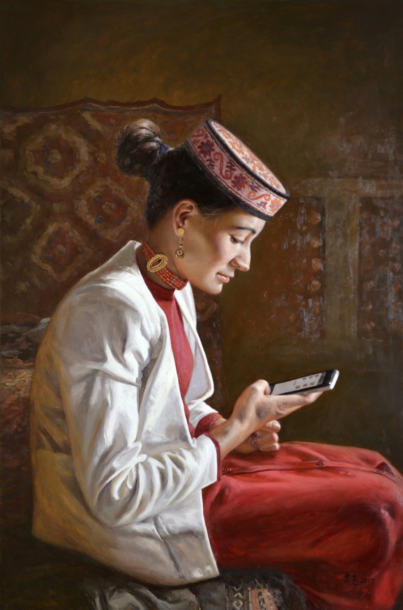 《塔吉克姑娘》
Tajik Girl  - Fei Gao 高飞