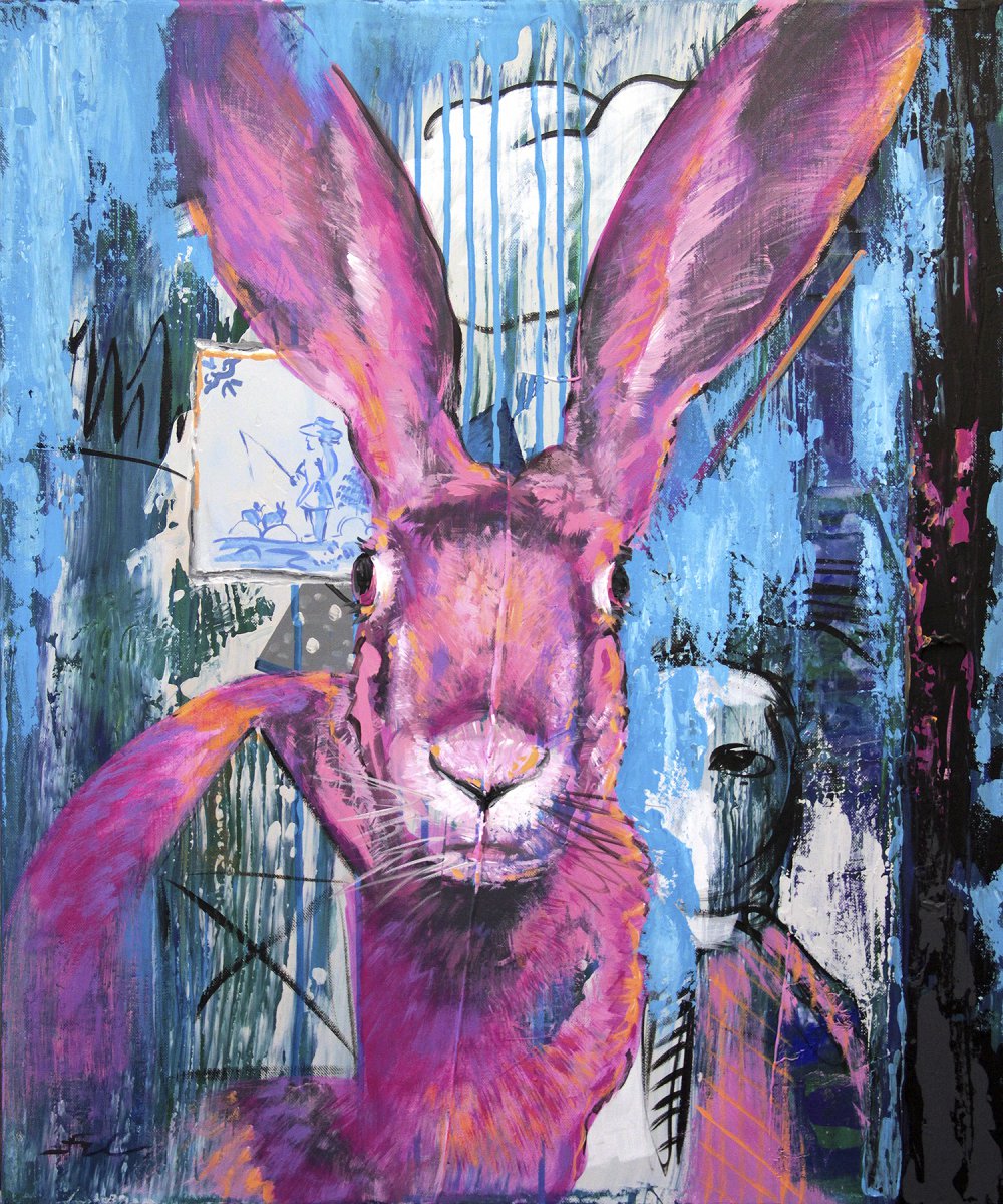 „Rosa Hase, Delft - Uwe Fehrmann