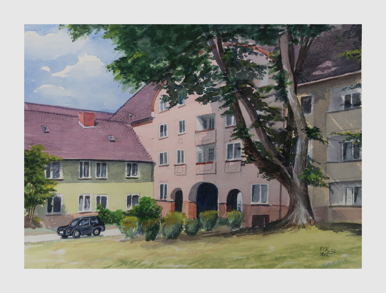 Innenhof II in Holsterhausen - Eckart Löser