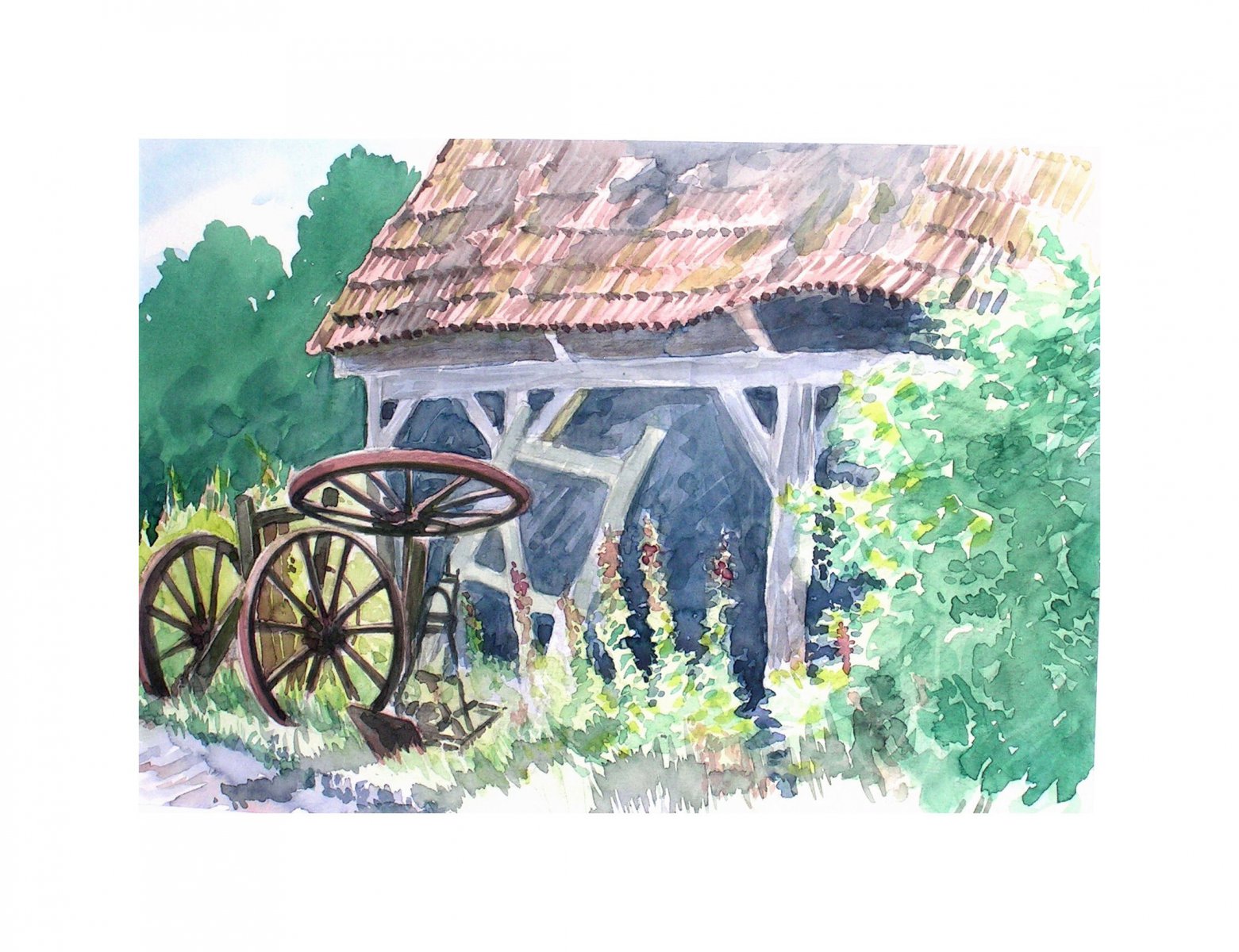 Alte Scheune, Lüneburger Heide - Eckart Löser