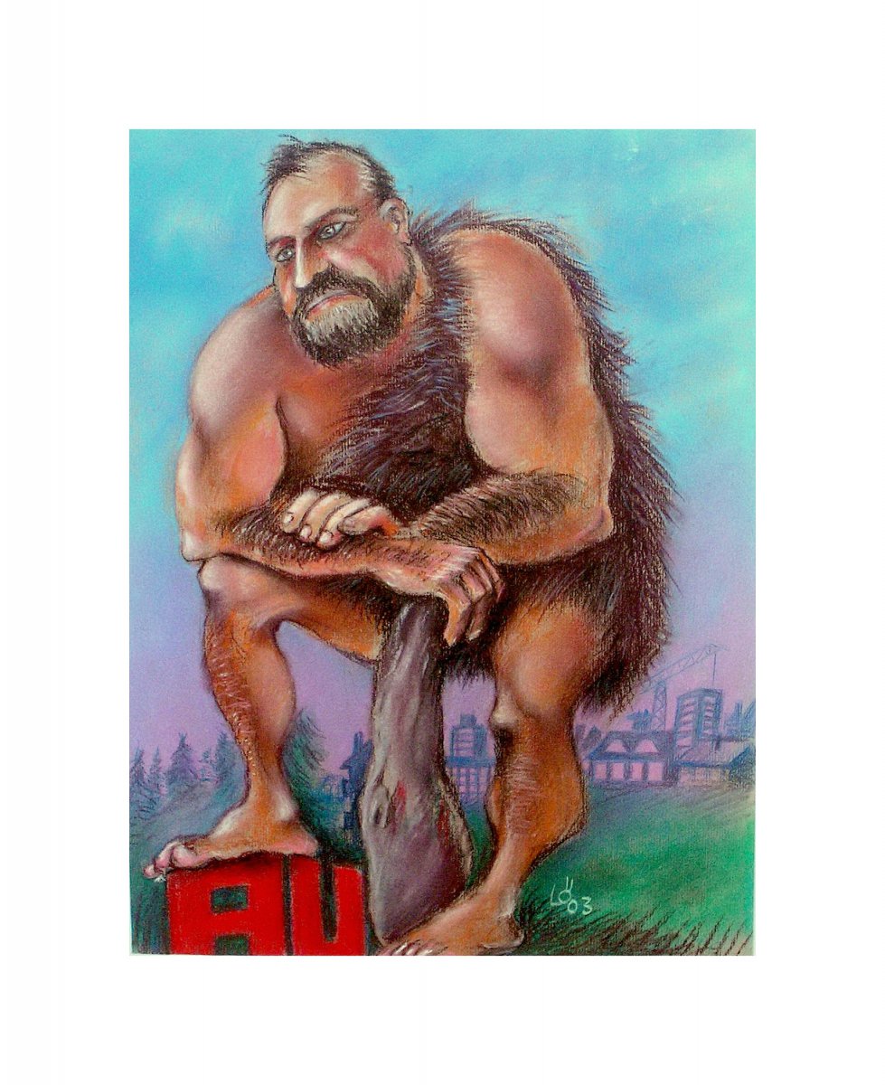 Karikatur Klaus Wiesehügel - Eckart Löser