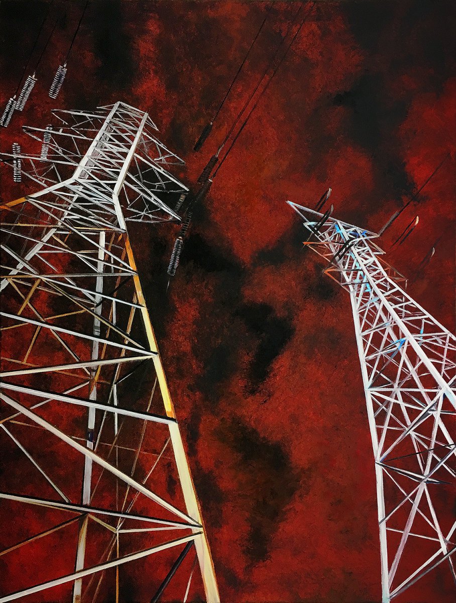 Towers on a Menacing Sky - Allan Gorman