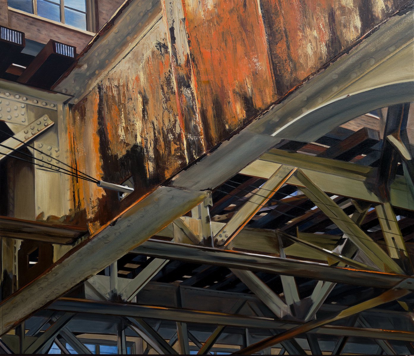 Old Rust on the Brown Line - Allan Gorman