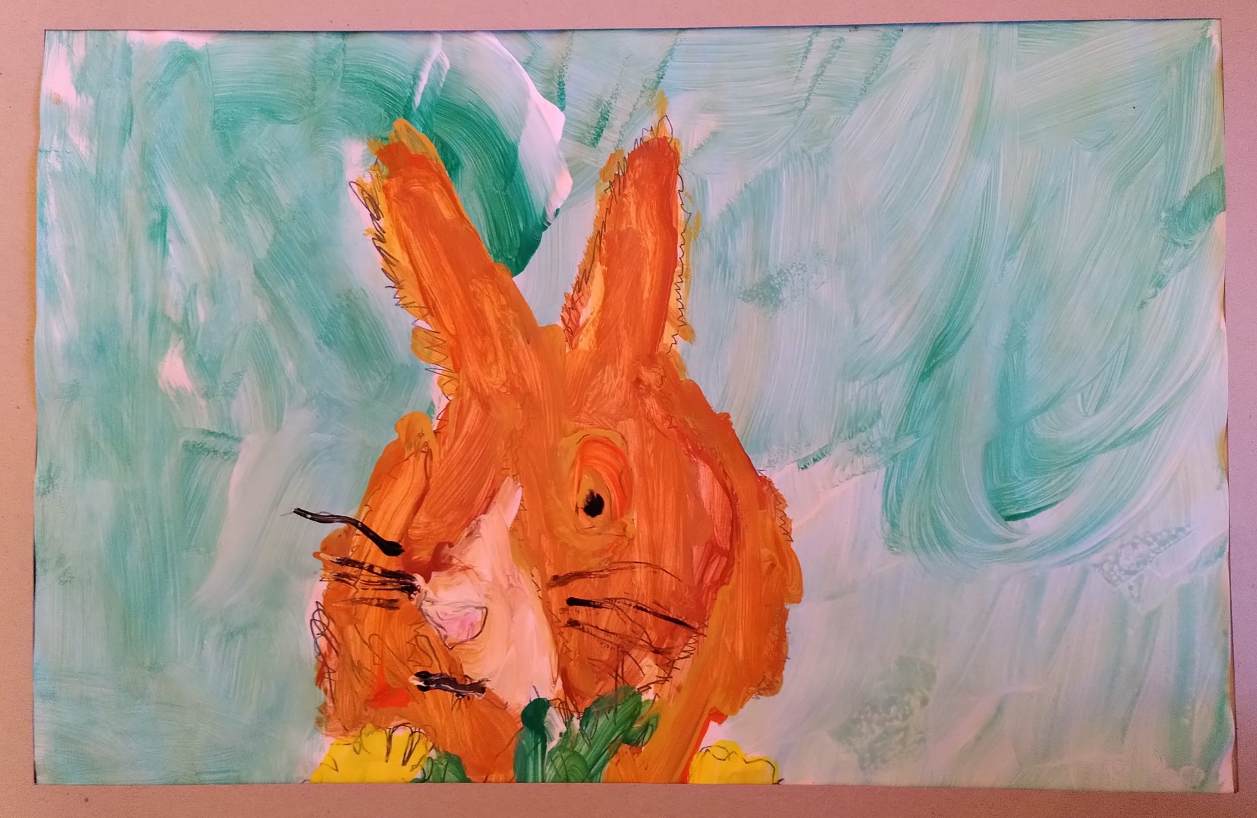 Der Hase auf der Wiese - Oskar Päselt