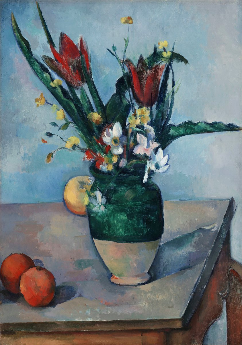The Vase of Tulips - Paul Cézanne