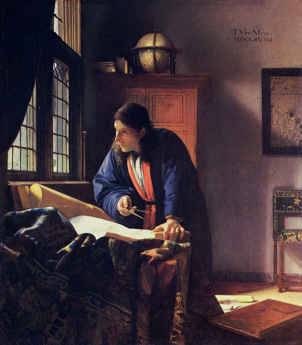 The Geographer - Johannes Vermeer