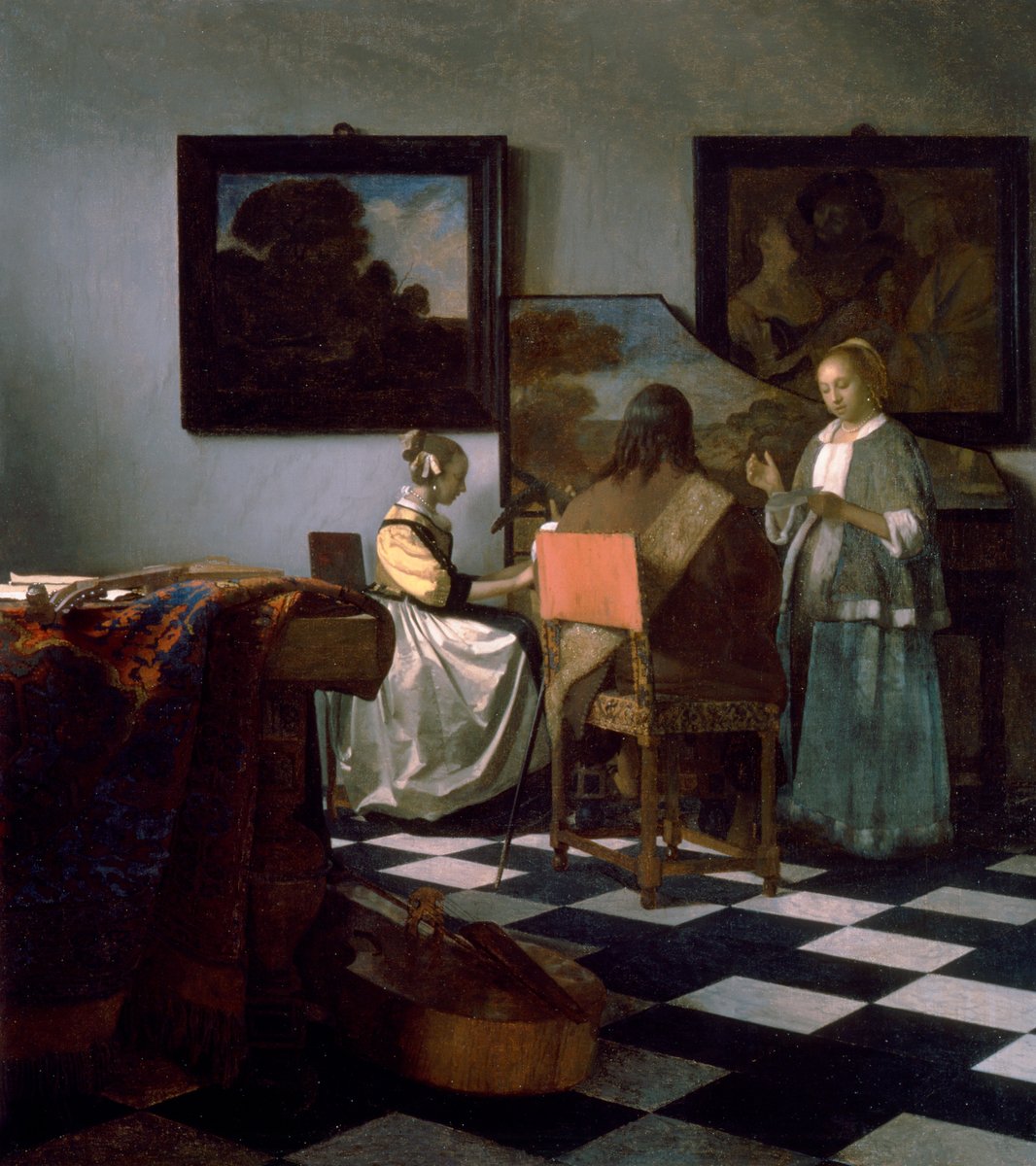 The Concert - Johannes Vermeer