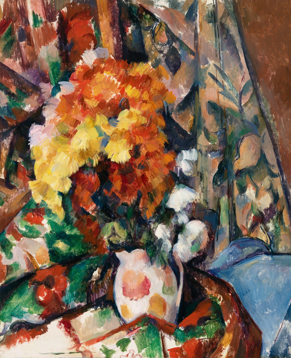 The Flowered Vase - Paul Cézanne