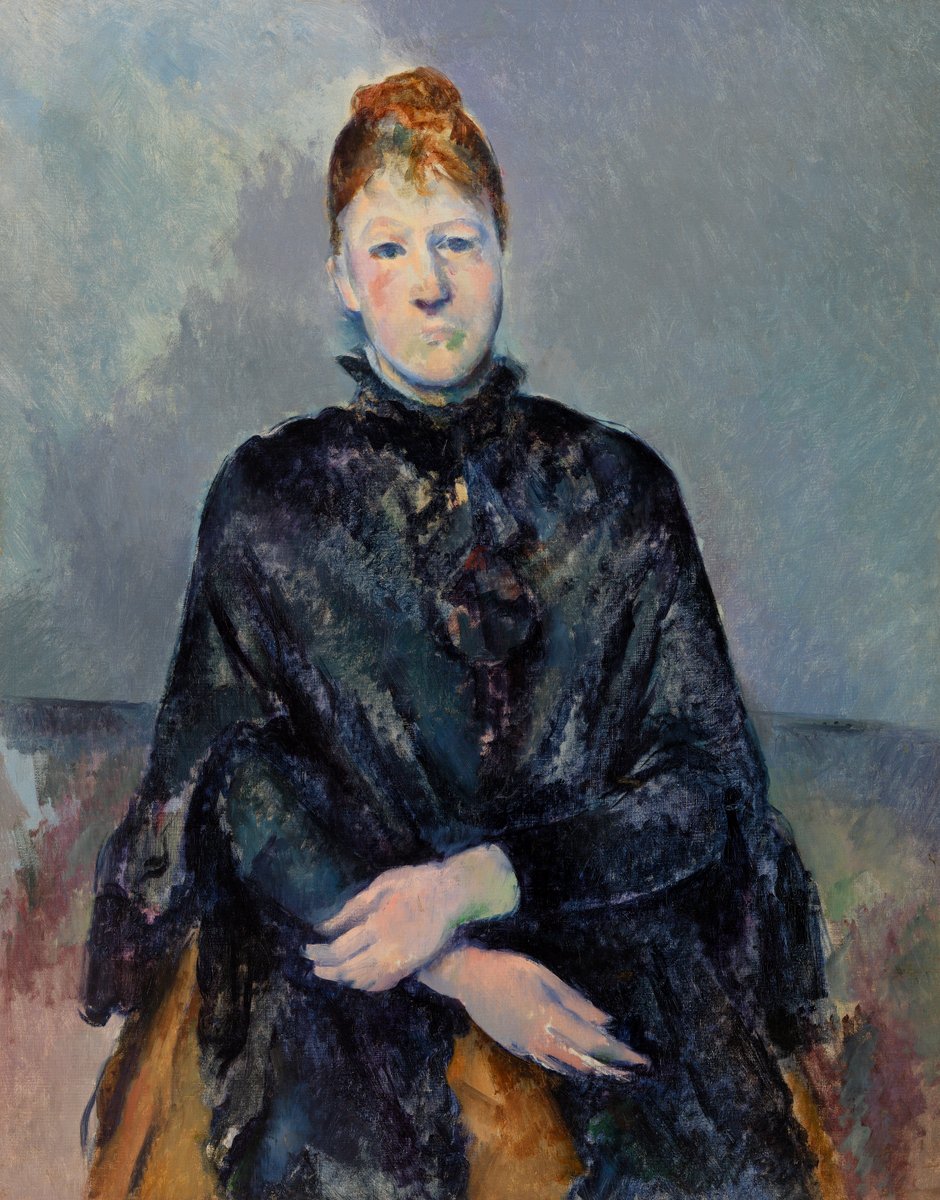 Madame Cézanne (Portrait de Madame) - Paul Cézanne