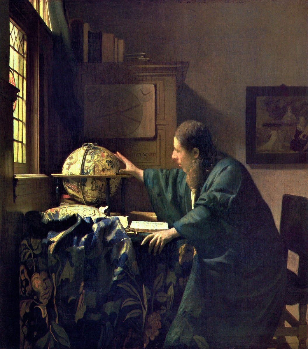 The Astronomer - Johannes Vermeer